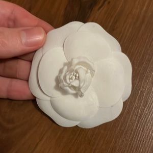 CHANEL Authentic Paper cloth Camellia